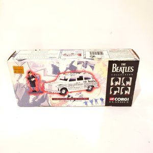 1997 Corgi The Beatles Collection Newspaper Taxi and Figure New In The Box